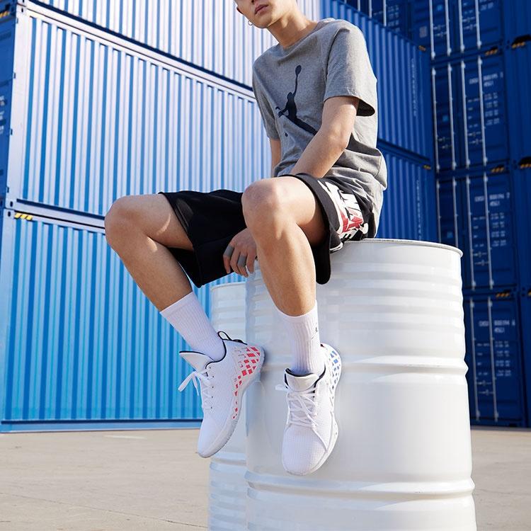 Спортивные шорты для баскетбола Air Jordan Jumpman с принтом, вязаные, черные, мужские, DH9509-010
