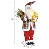 120cm Animated Santa Claus Figure, with Sound and Lights - Red/Green