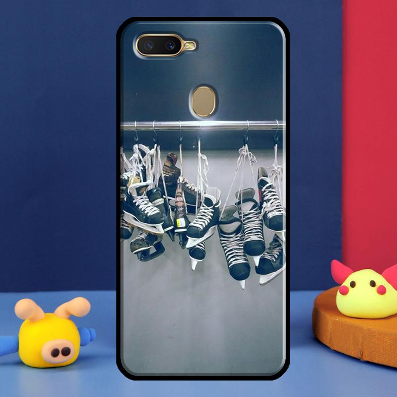 Спортивный чехол для хоккея на льду для Oppo A16 A76 A96 A58 A78 A98 A5 A9 A91 A15 A17 A77 A52 A72 A74 A94 A54S A57S
