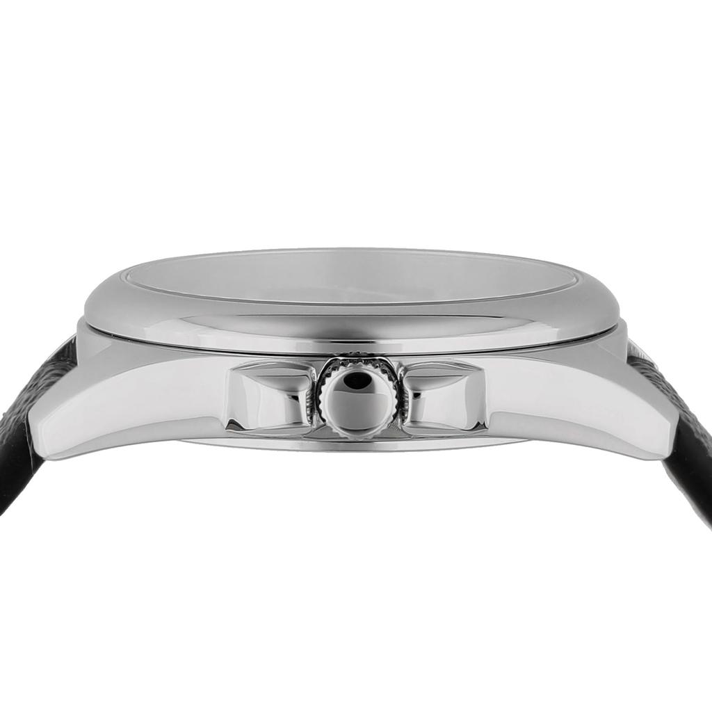 Часы GREYSON с черным циферблатом из нержавеющей стали и кожи, кварцевые, 36 мм, часы 14504112 [Coach] женские [Товар]