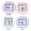 Simple Quartz No Tick Home Decor Number Clock Alarm Clock Bedside Clocks