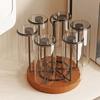 Non-Slip Upside Down Cup Holder Large Capacity Glass Cup Storage Rack Mug Storage Rack  Home