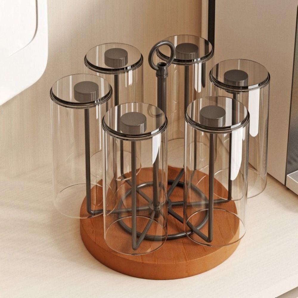 Non-Slip Upside Down Cup Holder Large Capacity Glass Cup Storage Rack Mug Storage Rack  Home