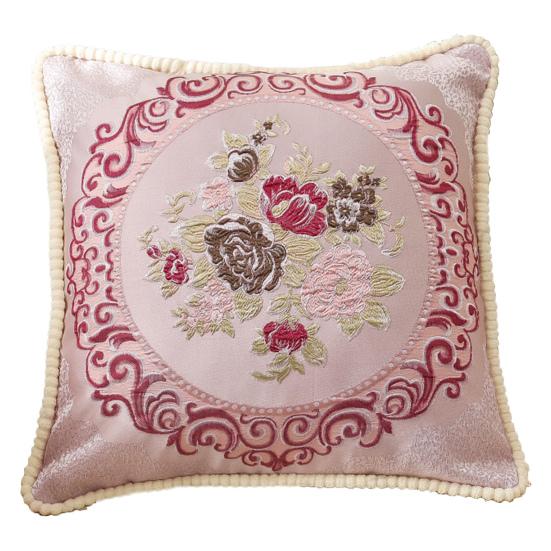 Square Pillow Case Washable Decorative Comfortable Touch Stylish 45x45cm Flower Pattern Cover Sofa Decoration Home Decor