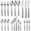 Boryenty Stainless Steel Cutlery Nordic Includes 4 Dinner 4 4 4 and 4 Dessert Stylish Perfect for Weddings and Other Special 20-Piece Dishwasher-Safe