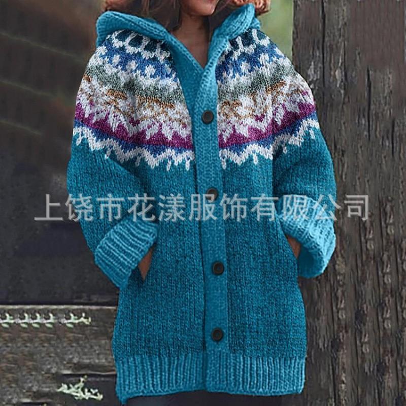 2026 Halloween Animal 3D Printed Hooded Cape Sweatshirt Women Streetwear Casual Long Sleeve Pullover