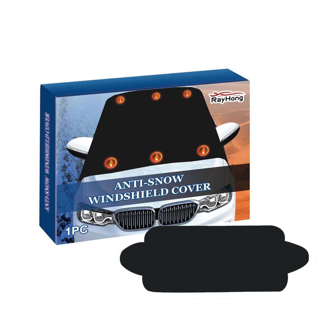Антифриз Защита от Мороза Льда Снега Зимний Чехол-Тент на Лобовое Стекло - Подходит для Всех Моделей Автомобилей