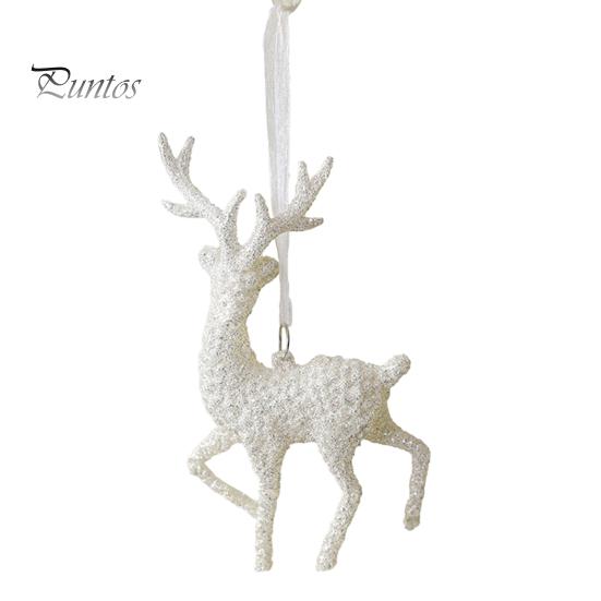 Блестящие рождественские украшения, лось, снежинка, елочные подвесные украшения, зимняя тематика, праздничный декор, подвеска для деревьев, стен, дверей