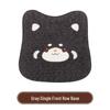 Cartoon Raccoon Winter Plush Car Seat Cushion