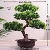 Artificial Pine Wedding Floral Arrangement: Green Money Tree Bonsai for Home Decoration