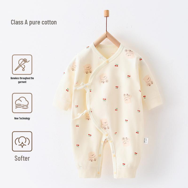 Детский боди из чистого хлопка - Монашеский комбинезон для новорожденных на все сезоны (0-3 месяца)