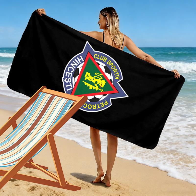 CS Petrocub 2D Flat Print Beach Towel, Large Soft Quick Dry Towel for Beach Camping Swimming