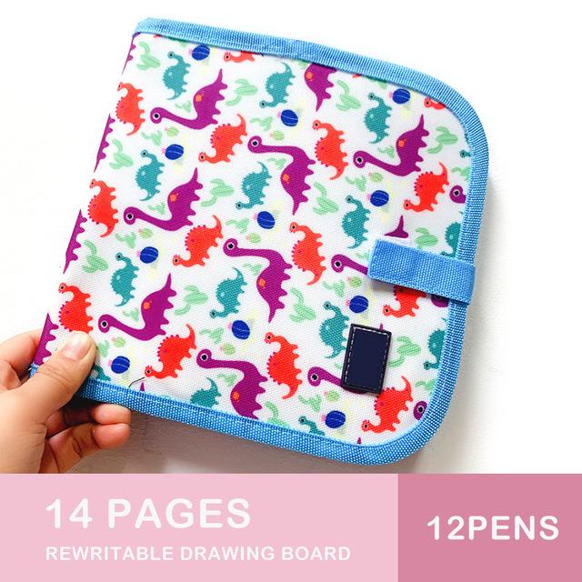 Мягкая меловая доска, волшебная доска, набор для рисования, моющиеся акварельные ручки, детская образовательная игрушка