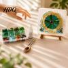 Наборы для творчества для начинающих DIY Мозаика Фантастическая Круглая Плитка-Дверь Поделка Набор Материалов для Творчества Взрослых Набор Морского Стекла для Взрослых Начинающих