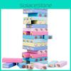 Wooden Stacking Toy Cartoon Animals Printing Kids Educational Game Interactive