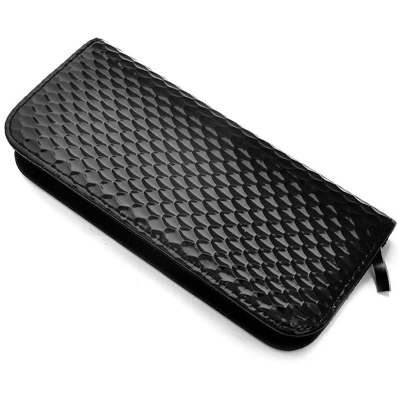 NEW Hair Scissor Bag Clips Comb Case Hairdressing Barber Holster Bags Holder Tool Salon Pouch Holder CasePU Leather Bag