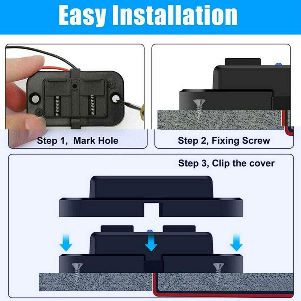 QC3.0 Двойной USB Автомобильный разъем для зарядного устройства USB-адаптер для зарядного устройства 3.1A 12V/24V Автомобильный USB-разветвитель для розетки, адаптер питания для кемпера, грузовика, лодки