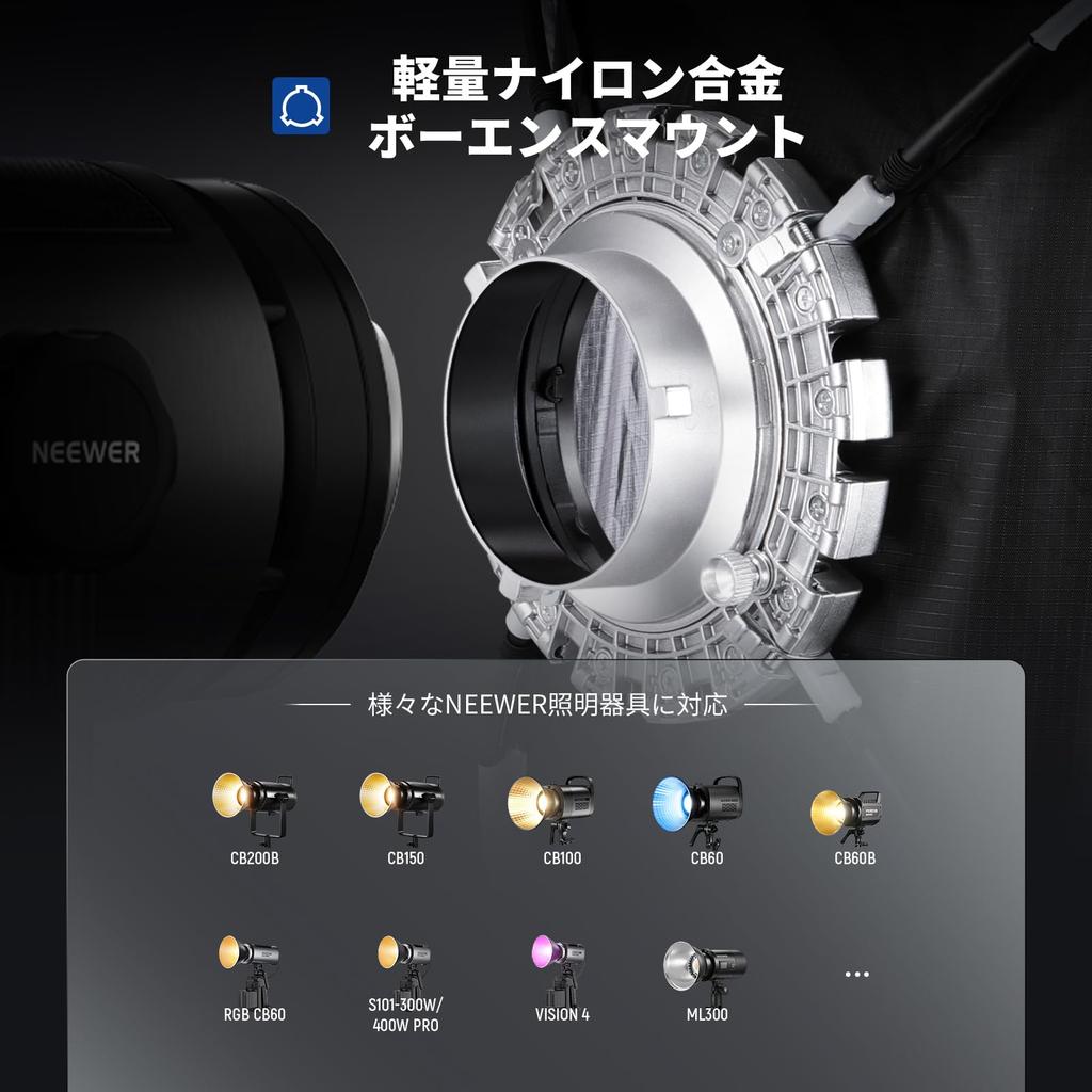 Квадратный софтбокс NEEWER 40x40 см, быстрая установка, быстрое складное крепление Bowens с совместимым видеосветом Godox Aputure 120d Q4, студийная вспышка, стробоскоп NS15S