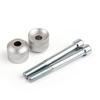 2 шт. Серебристые проставки руля для BMW F800GS/ADV/ F700GS/ F650GS-TWIN M10x1.25 мм