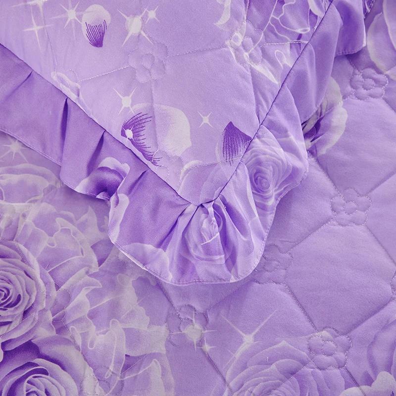 1 шт. простыни для кровати, толстые теплые эластичные наматрасники Queen, покрывало, юбка для кровати, свадебная юбка без наволочки