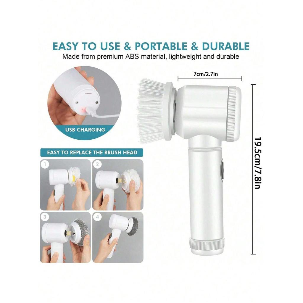 Электрическая щетка для чистки кухни, посудомоечная машина для ванной комнаты, многофункциональное чистящее средство, электрическая чистка обуви, кухонные принадлежности