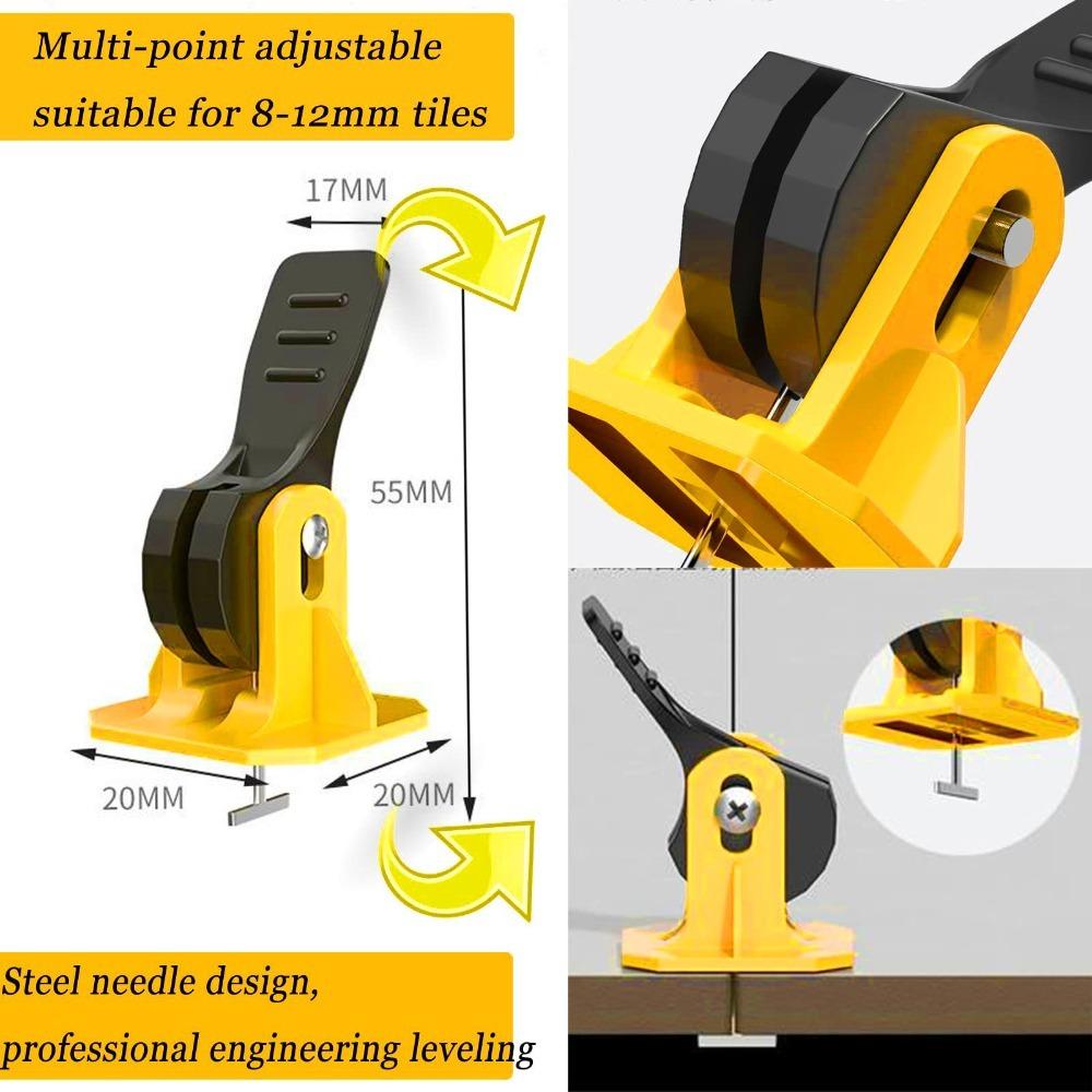 50PCS Exchangeable Tile Leveler Reusable Tile Leveling System Adjustable Tile Spacers Bathroom