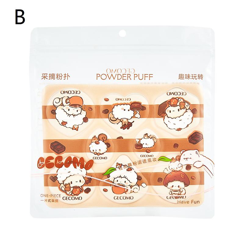 8 шт. Мягкие косметические спонжи, набор спонжей для косметической пудры, спонжи разных форм с мягким прикосновением для ежедневного макияжа, инструменты для красоты