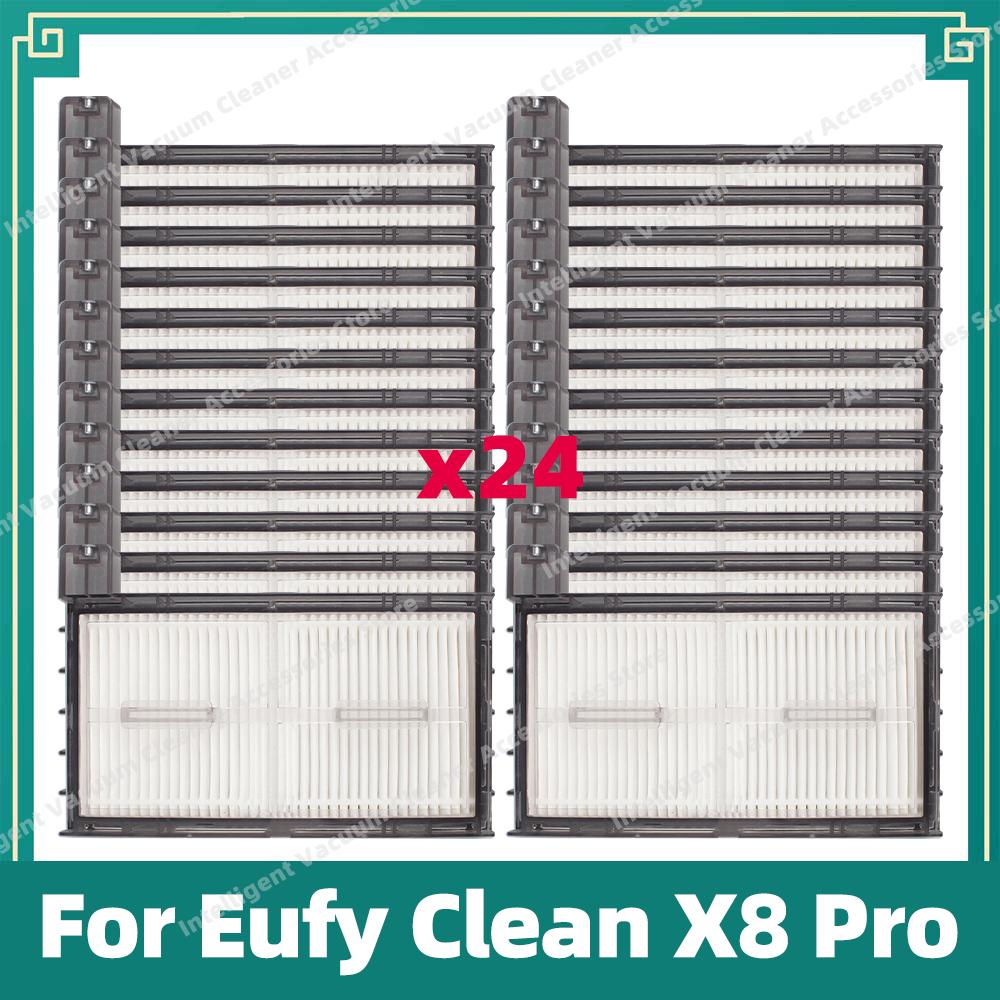 Совместимые Для пылесоса Eufy Clean X8 Pro SES Основная боковая щетка HEPA-фильтр Мешок для пыли Тряпка для мытья полов Аксессуары Комплекты запчастей