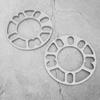 2Pcs 10mm Aluminum Alloy Wheel Spacers Shims Universal Fit for 4 5 Stud Wheel