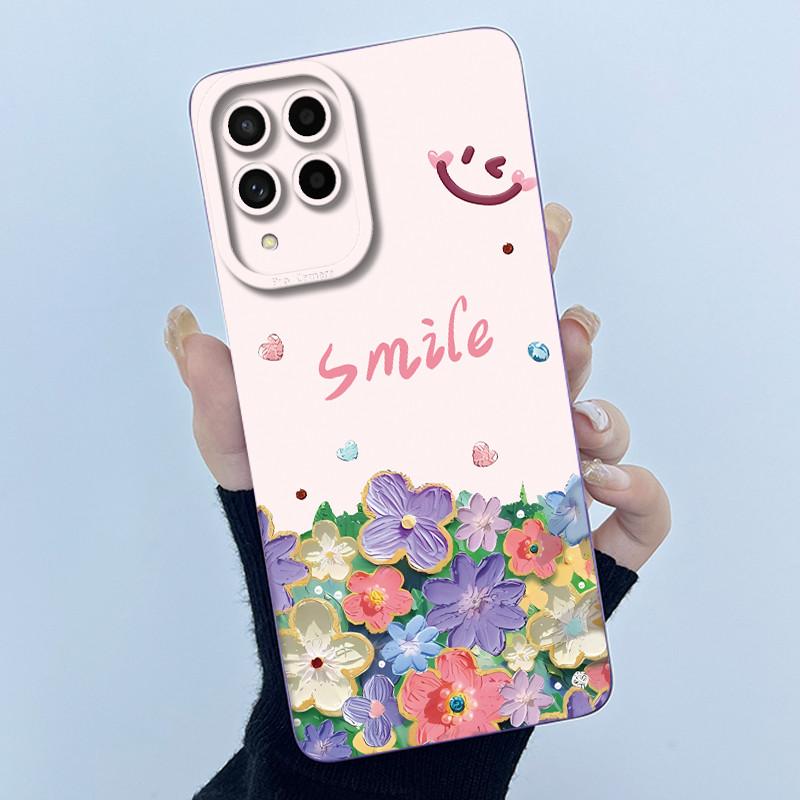 Чехол для Samsung M53 M33 Милый Панда Сладкие Девочки Кошки Силиконовый Мягкий Задний Чехол для Samsung Galaxy M53 5G Бампер Защитный Чехол