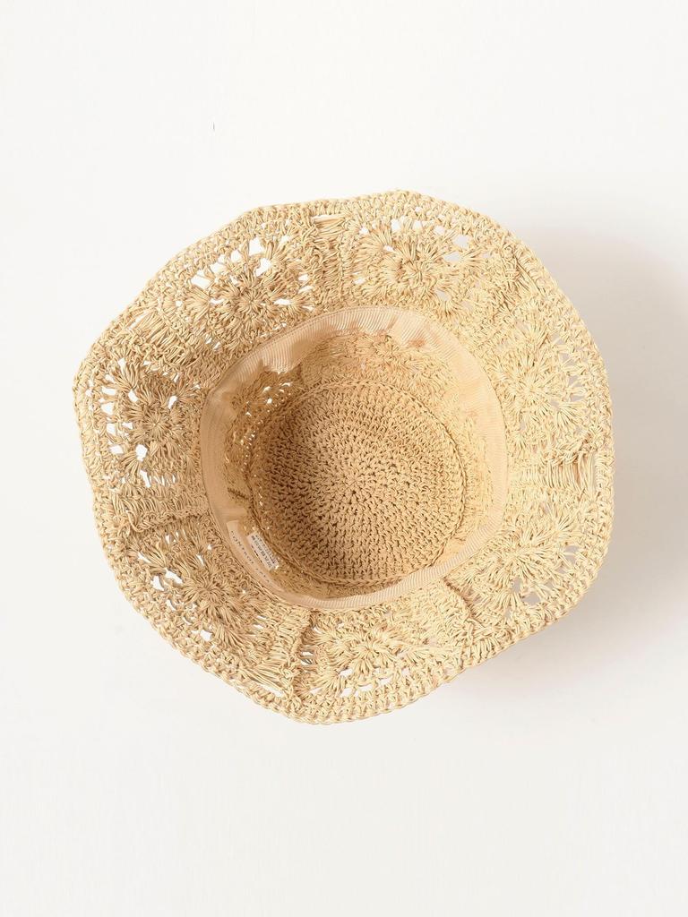 BEAMS LIFE STORE by BEAMS CONTROL FREAK Панама с бумажным узором, Женская, Черный, Один размер