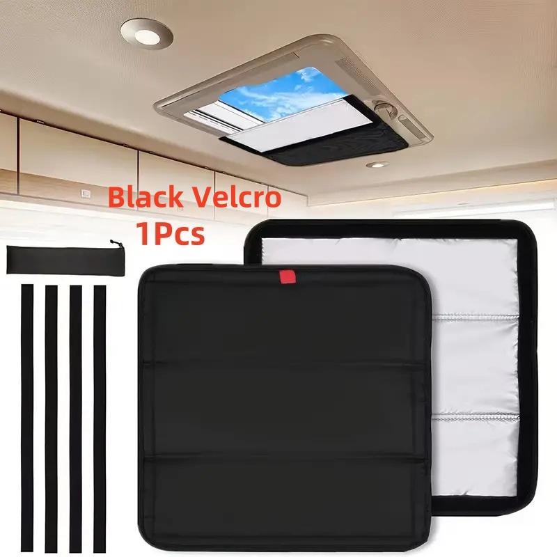 For RV Sunroof Sunshade Foldable RV Roof Cooling Pad Aluminum Film Reflective Sunshade Waterproof Dustproof Blackout Curtains