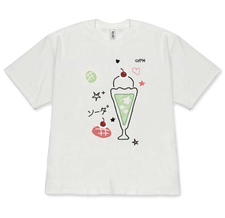 Minimalist Cute Turtle Doodle Graphic Tshirt Kawaii Soda Float Print Short Sleeve Casual Tee For Wounisex Aesthetic Tops Stylish