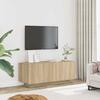 Vidaxl Szafka Pod Telewizor, Dąb Sonoma, 100X35X40 Cm