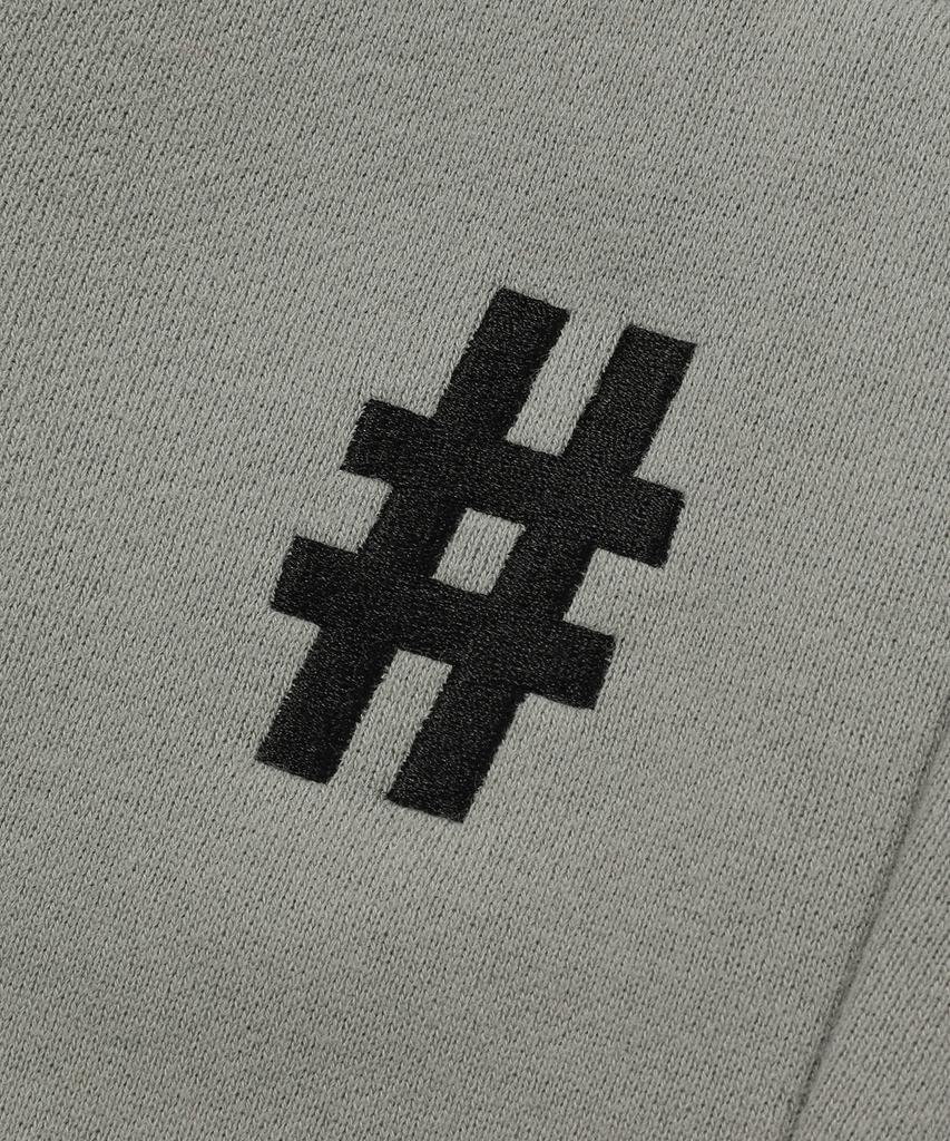 BEENTRILL Базовые спортивные штаны с начесом и логотипом-хэштегом (хаки)