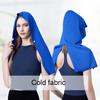 Cooling Hooded Headscarf Button Closure UV Protection Towel Quick Dry Portable Design Unisex Gym Towel