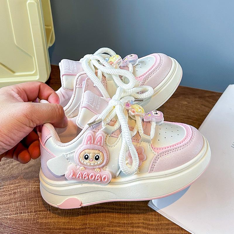 Детская ультралегкая обувь на мягкой подошве, студенческая версия, спортивная обувь, универсальные белые туфли