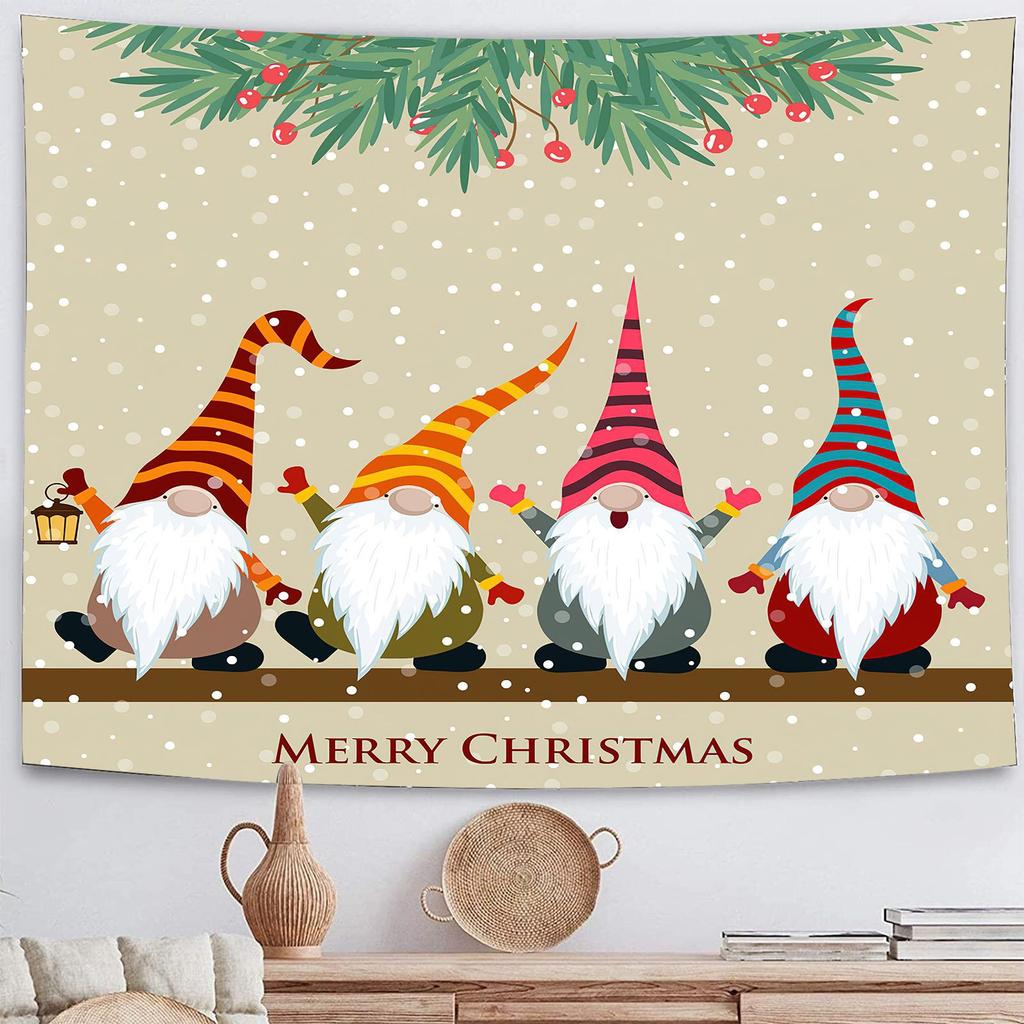 Home Decor Tapestry Christmas Wall Hanging Decoration Bedroom Living Room Wall Decor Printed Backdrop