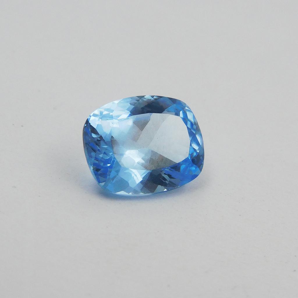 Natural Blue Sapphire Loose Gemstone Ceylon 7.10 ct Cushion Shape September Birthday Birthstone