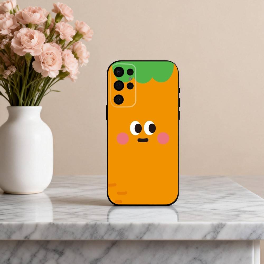 C-Cute C-CARROT F-FRIENDS Phone Case For Samsung S25,S24,S21,S22,S23,S30,Ultra,S20,Plus,Others Soft Black Cover