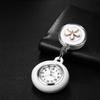 Nurse Watch with Silicone and Stretchable Cute Flower Nurse Quartz Pocket Nurse Accessories Perfect Gift for Nurses and Childcare Workers On Day Clip,