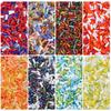 1300pcs 2x5mm Mixed Colors Glass Tube Bugle Seed Beads Charm Czech for DIY Jewelry Craft Making Garment Sewing Accessories