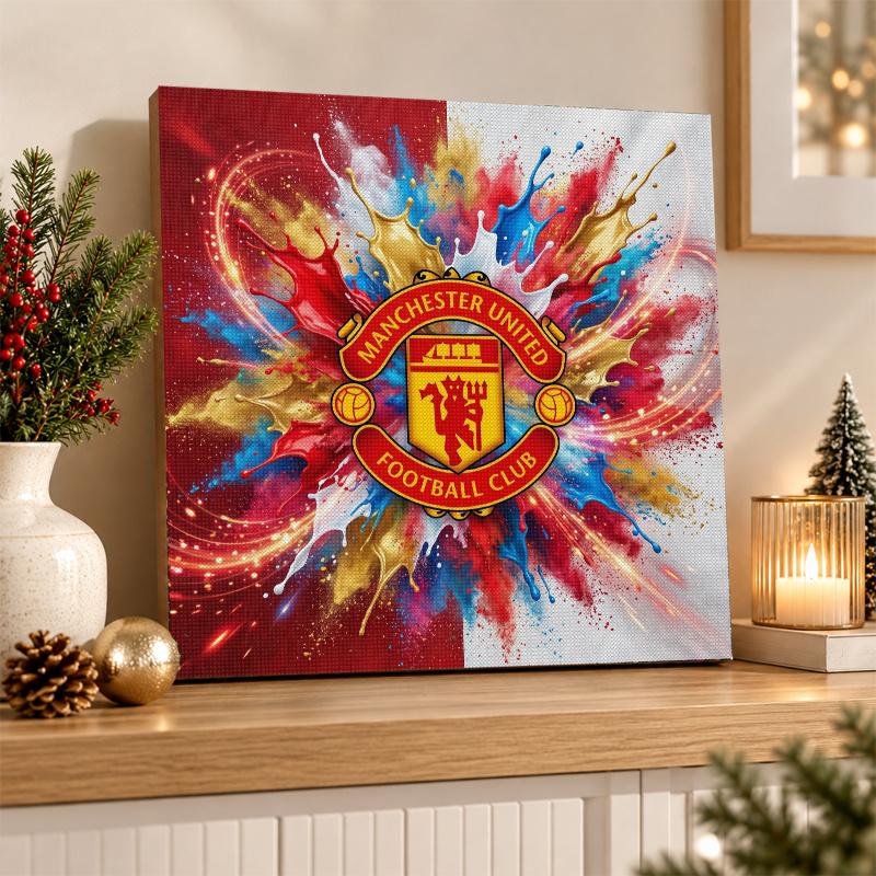 Manchester United Diamond Painting Kit 5D Full Drill DIY Diamond Mosaic Wall Art Home Decor