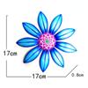 Новый Металлический Цветок Настенный Декор Художественная Скульптура Висячие Орнамент Эстетичный Домашняя Комната Сад Двор Украшение Открытый(4 цвета опционально)