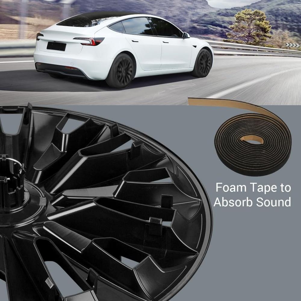 4 шт. колпак ступицы Sword Shadow для Tesla Model 3 Highland 2025 18 дюймов сменный колпак колеса колпак ступицы полный обод крышка