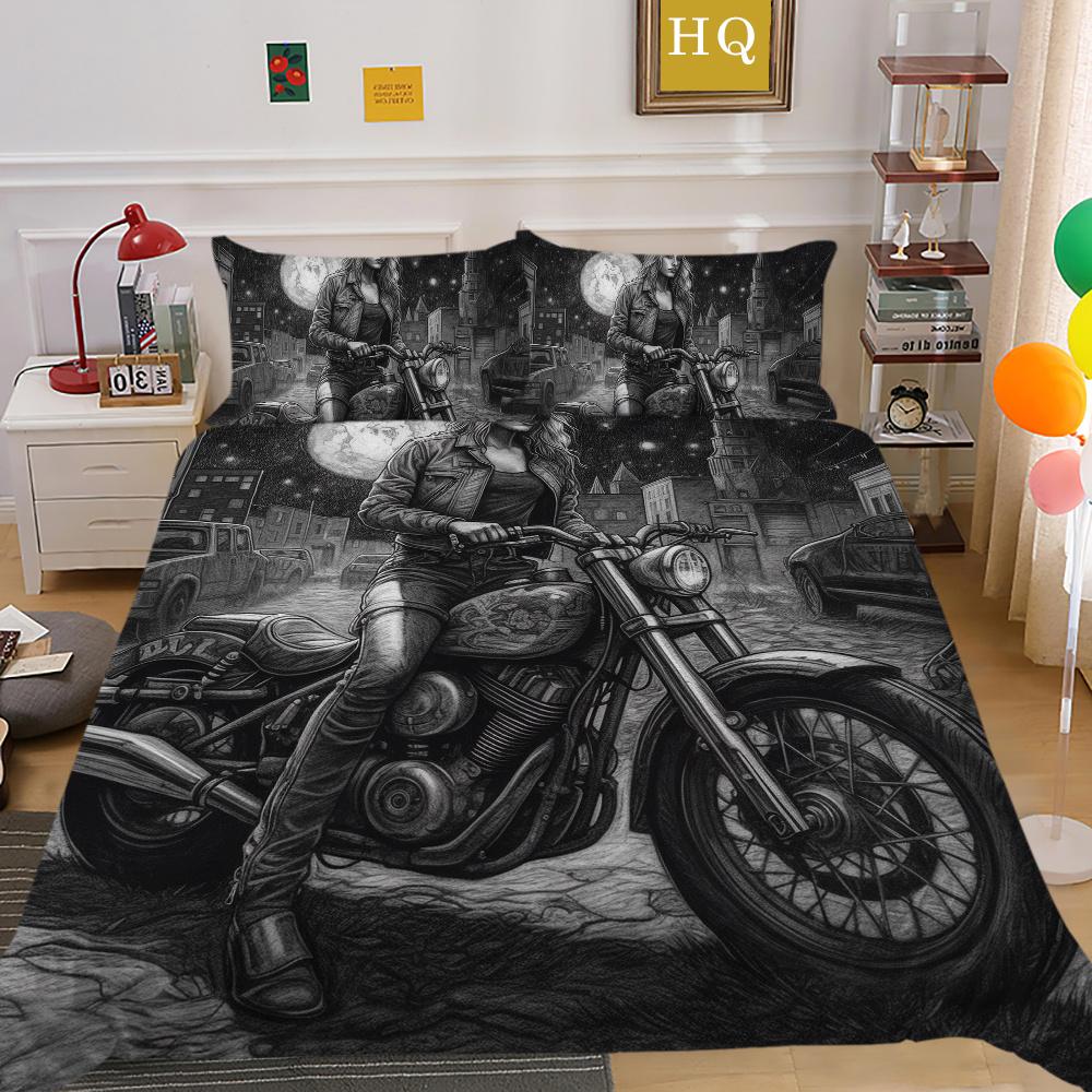 Комплект пододеяльника Beauty с принтом черепа, полный размер, микрофибра, покрывала, наволочка высокого качества, роскошные комплекты постельного белья