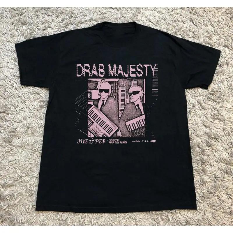 New Rare Drab Majesty Cotton Black All Size T Shirt