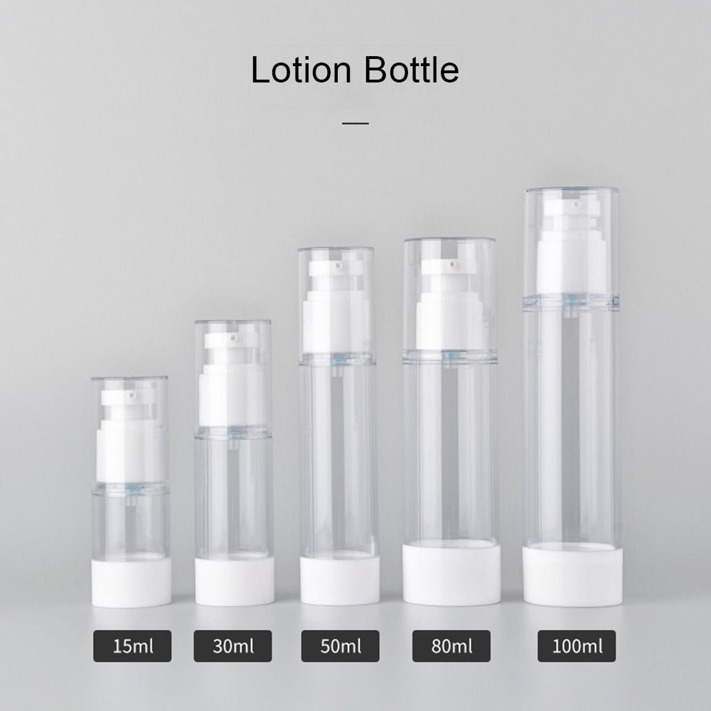 2Pcs Vacuum Lotion Spray Bottle Travel Skin Care Refillable Dispensing Container  Travel