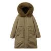Parker cotton clothes women's autumn and winter new loose waist piled thickened medium and long fashion cotton jacket