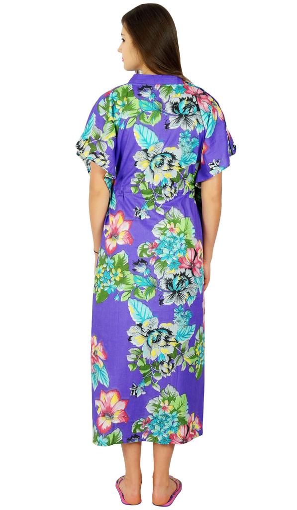 Bimba Кормящая ночная рубашка | Платье для родов в больнице - спереди